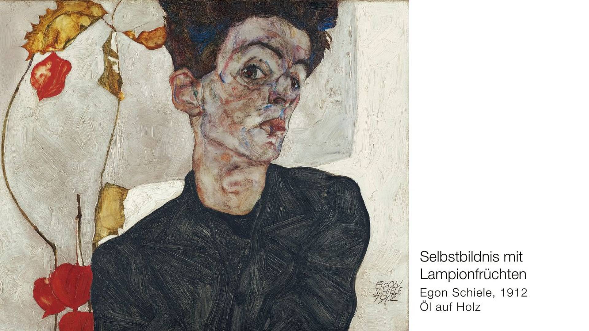 Kunstwerk: Selbstbildnis von Egon Schiele