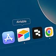 Bildschirm mit App Icons