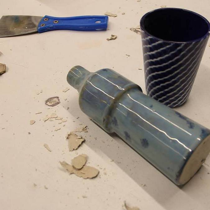 Keramik und Werkzeug