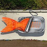 Graffiti Fisch in Dose