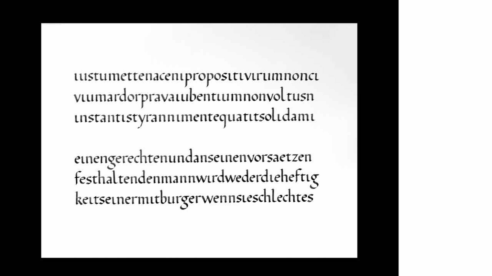 Gedruckter Text mit langen, zusammengesetzten Wörtern in einer serifenbetonten Schrift auf weissem Hintergrund.