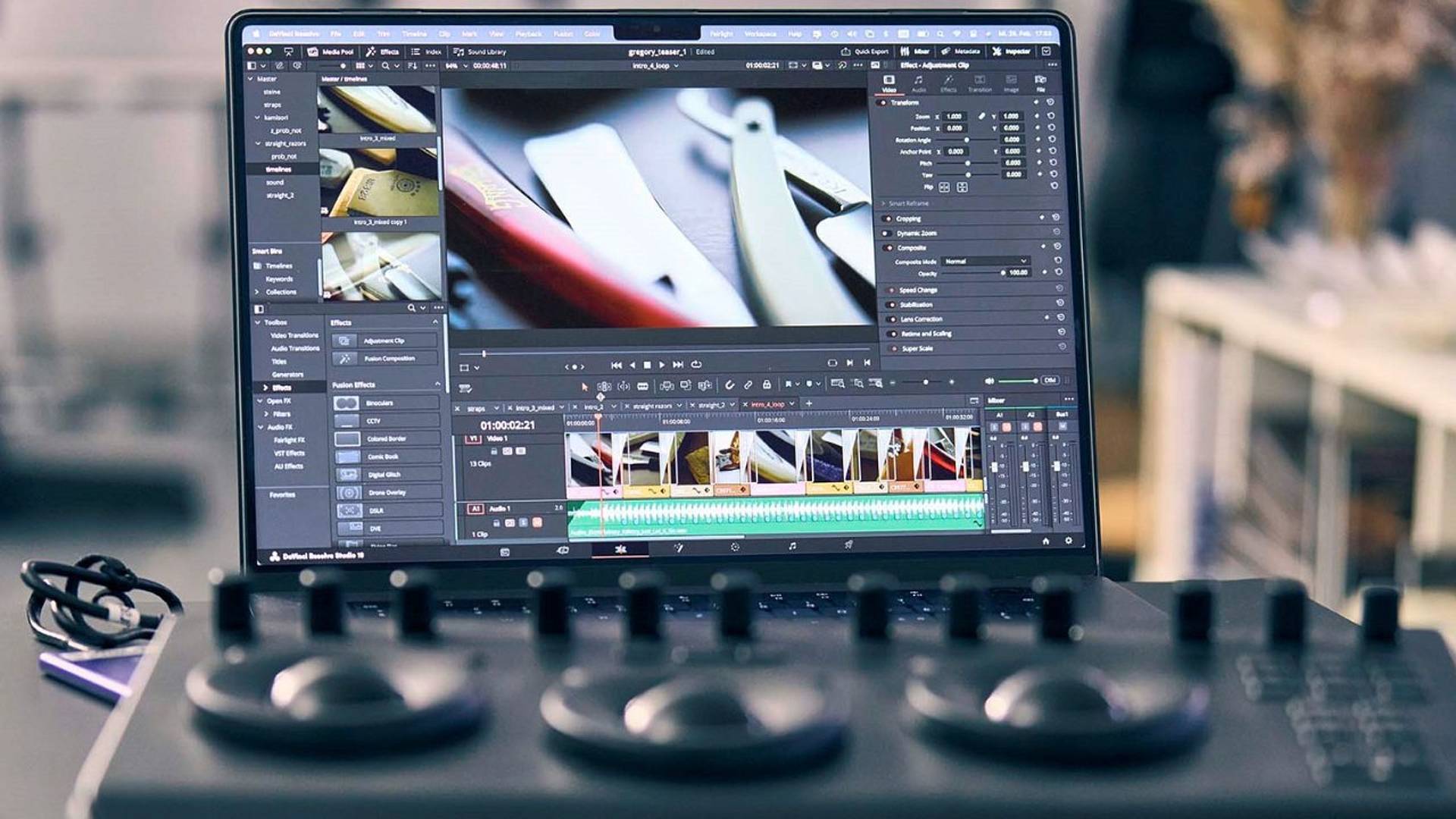 Laptop mit Grafikprogramm