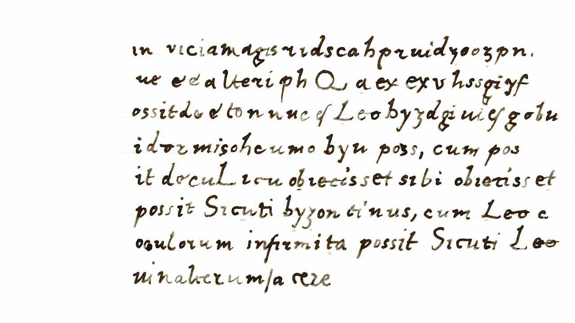 Handgeschriebener historischer Text in brauner Tinte auf hellem Papier.
